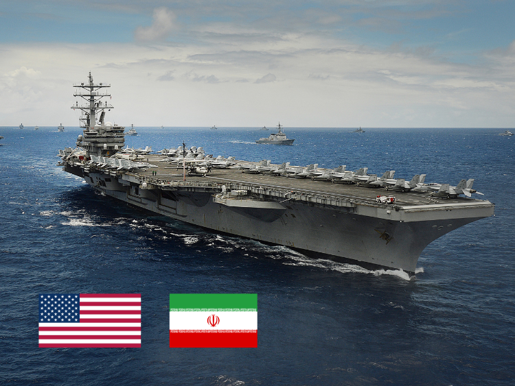 us and Iran conflict picture of USS Gerald Ford